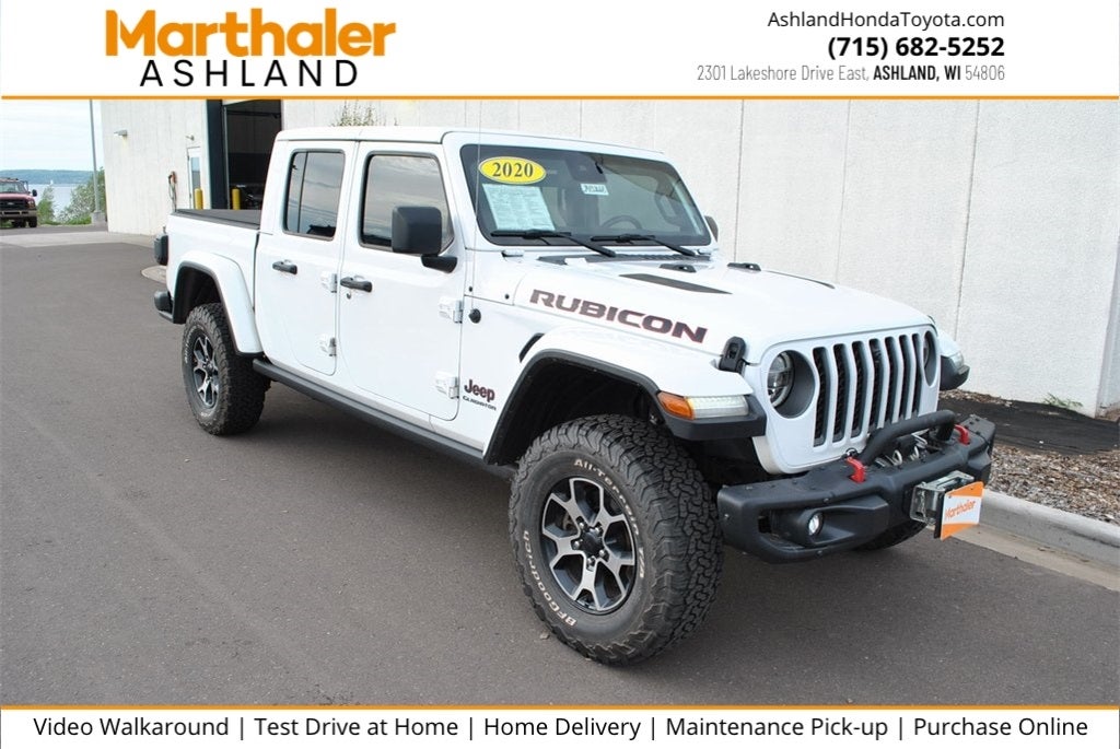 2020 Jeep Gladiator Rubicon 4x4 w/Removable Front Hard Top