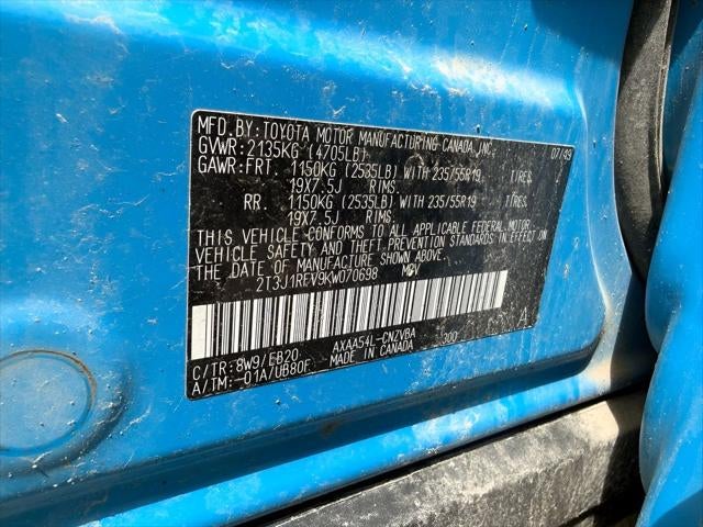 2019 Toyota RAV4 Adventure AWD