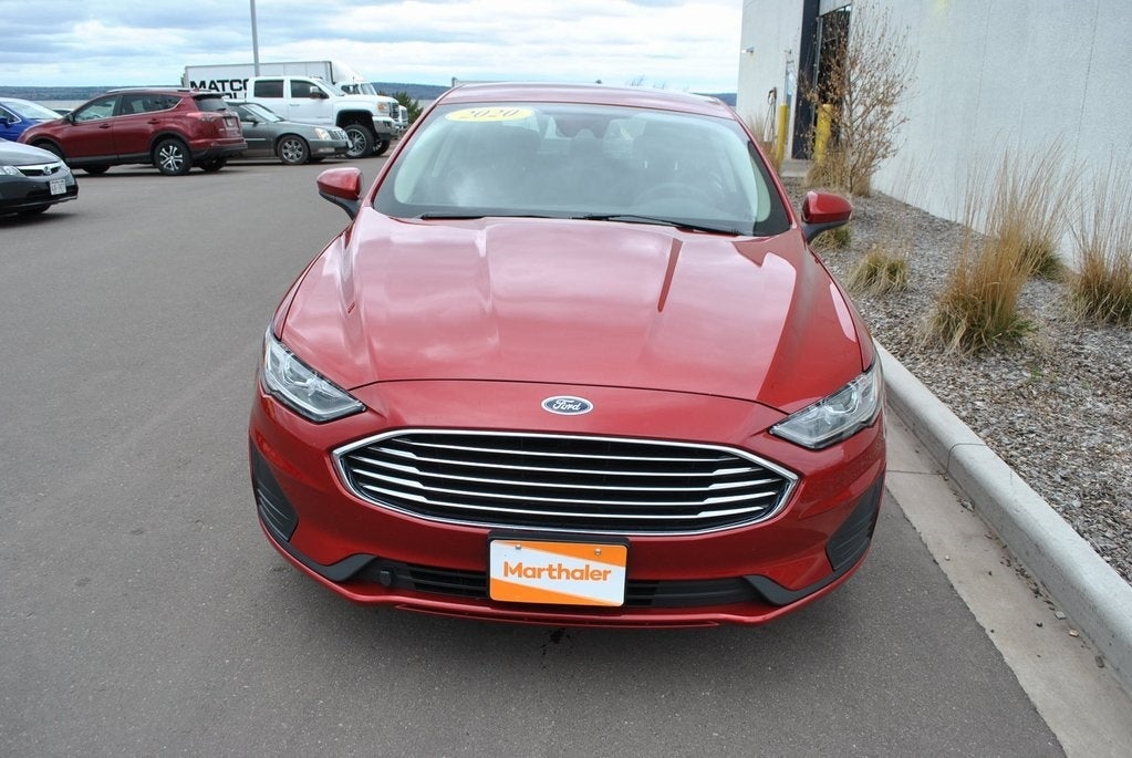 Used 2020 Ford Fusion SE with VIN 3FA6P0HD3LR123296 for sale in Glenwood, Minnesota