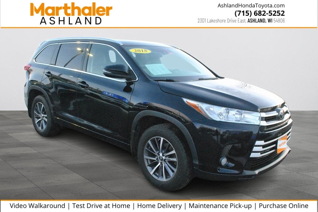 2018 Toyota HIGHLANDER XLE 7 Passenger AWD