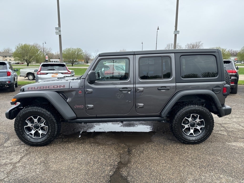 Used 2022 Jeep Wrangler Unlimited Rubicon with VIN 1C4HJXFN4NW216336 for sale in Glenwood, Minnesota