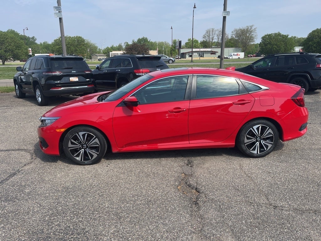 Used 2017 Honda Civic EX-T with VIN 2HGFC1F35HH641033 for sale in Glenwood, Minnesota