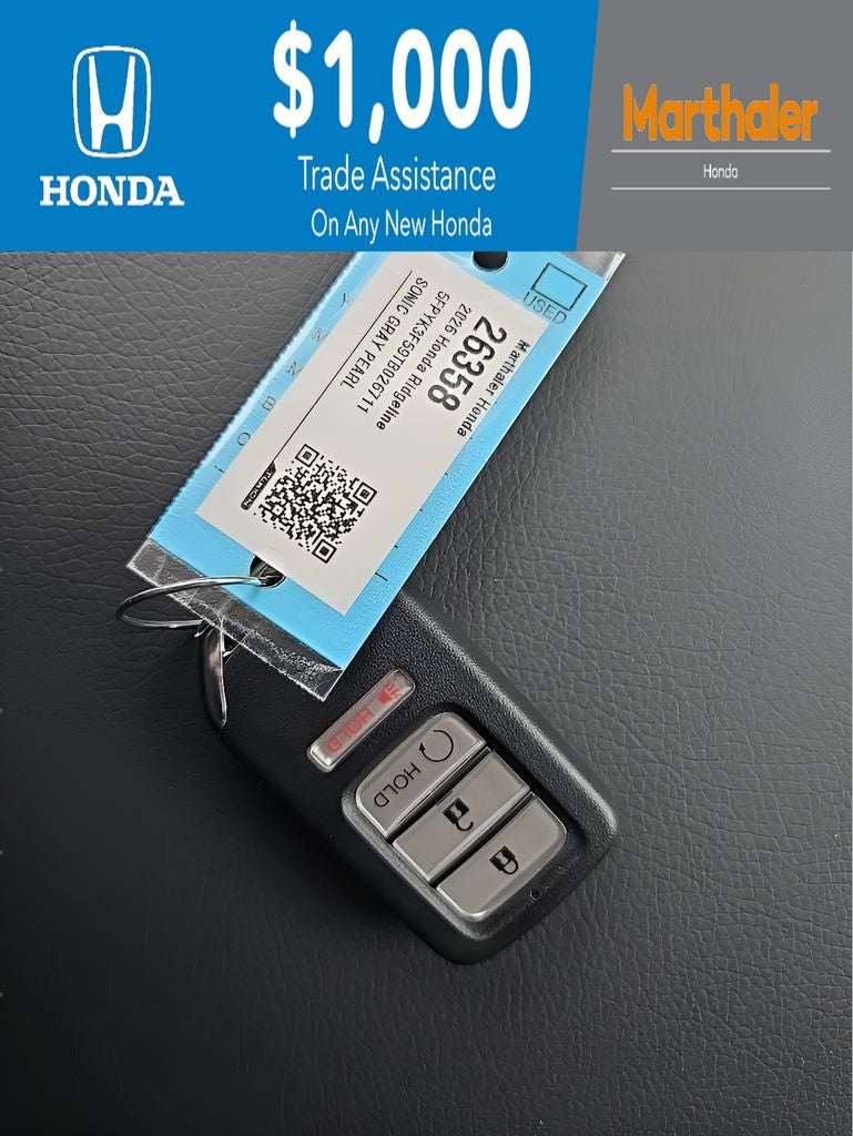 2026 Honda Ridgeline RTL