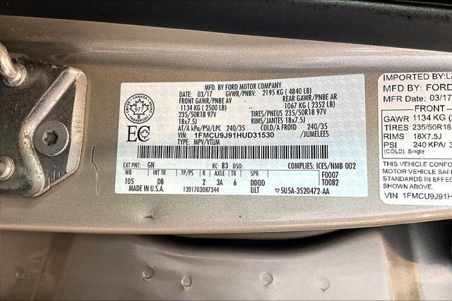 2017 Ford Escape Titanium