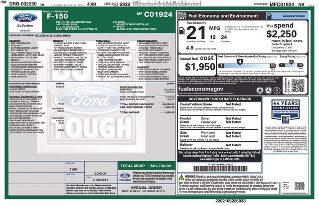 2021 Ford F-150 LARIAT