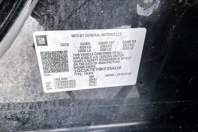 2019 Chevrolet Silverado 2500 HD LTZ