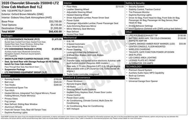 2020 Chevrolet Silverado 2500 HD LTZ
