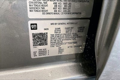 2026 Chevrolet Silverado 1500 LT (2FL)