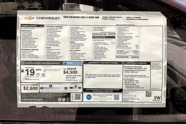 2026 Chevrolet Colorado LT