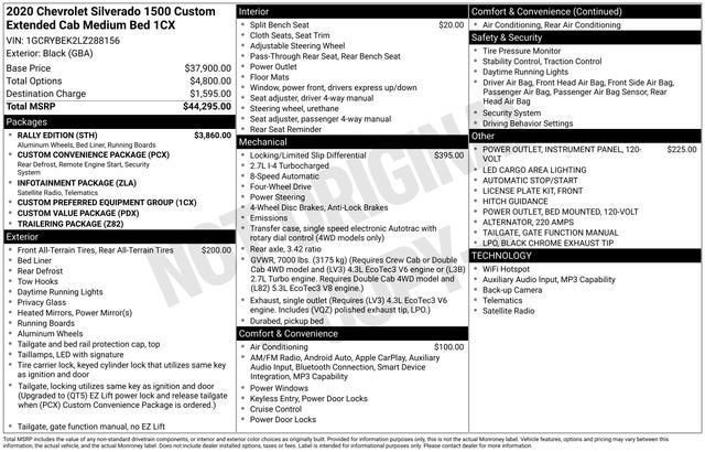 2020 Chevrolet Silverado 1500 Custom
