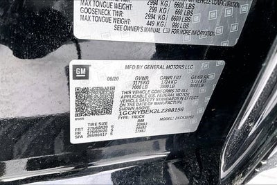 2020 Chevrolet Silverado 1500 Custom