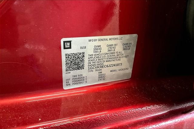 2018 Chevrolet Silverado 1500 LT