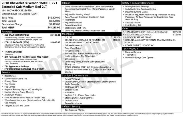 2018 Chevrolet Silverado 1500 LT