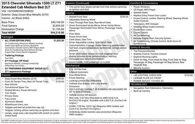 2015 Chevrolet Silverado 1500 LT