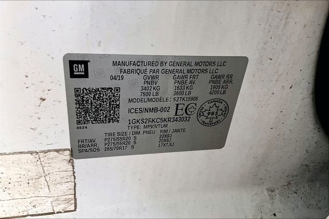 2019 GMC Yukon XL SLE