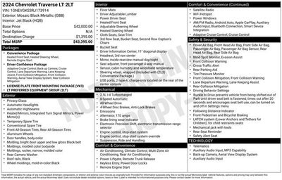 2024 Chevrolet Traverse LT