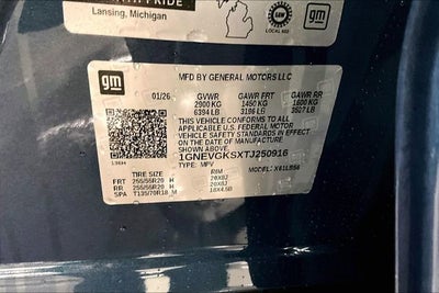 2026 Chevrolet Traverse LT