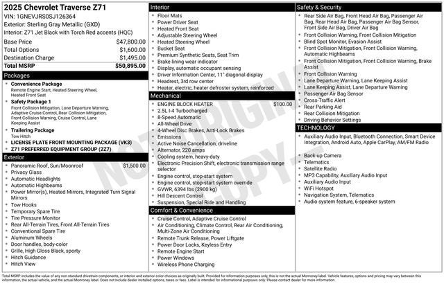 2025 Chevrolet Traverse Z71