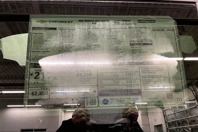 2026 Chevrolet Traverse High Country