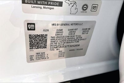 2026 Chevrolet Traverse High Country