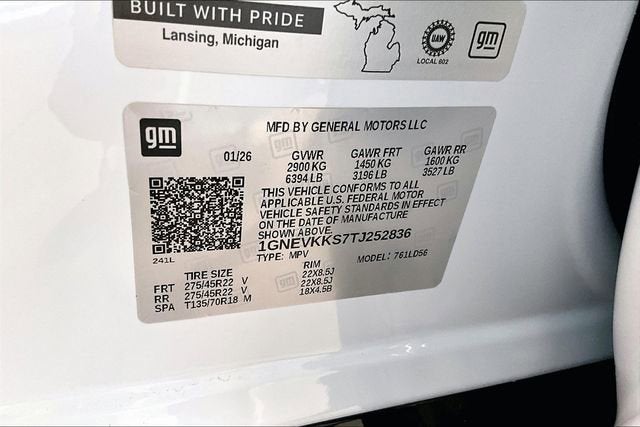 2026 Chevrolet Traverse High Country