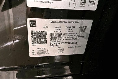 2026 Chevrolet Traverse RS