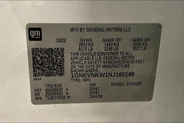 2022 Chevrolet Traverse High Country