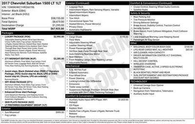 2017 Chevrolet Suburban LT