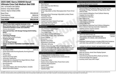 2025 GMC Sierra 2500 HD Denali Ultimate