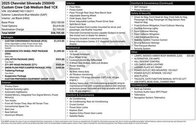 2025 Chevrolet Silverado 2500 HD Custom