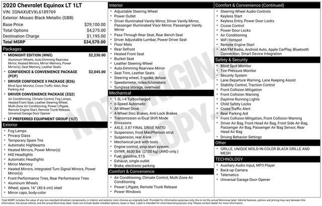 2020 Chevrolet Equinox LT