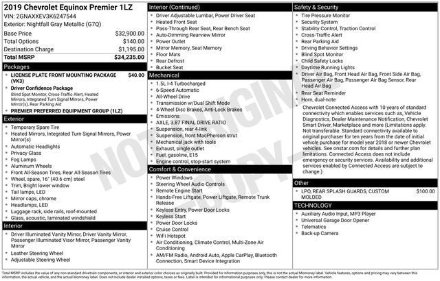 2019 Chevrolet Equinox Premier
