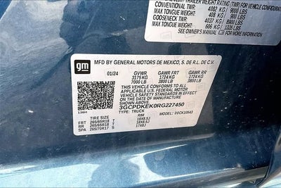 2024 Chevrolet Silverado 1500 LT (2FL)