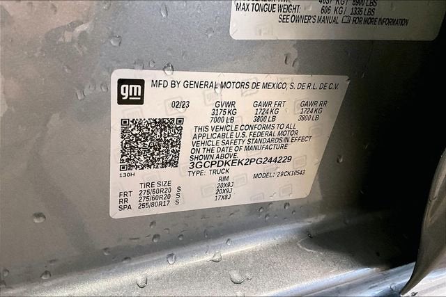 2023 Chevrolet Silverado 1500 LT (2FL)