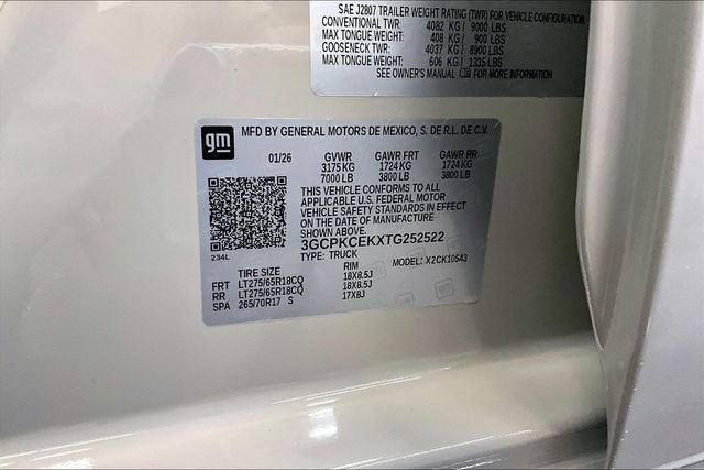 2026 Chevrolet Silverado 1500 Custom Trail Boss