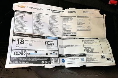 2026 Chevrolet Silverado 1500 LT (2FL)