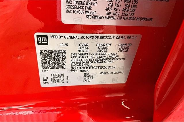 2026 Chevrolet Silverado 1500 LT (2FL)