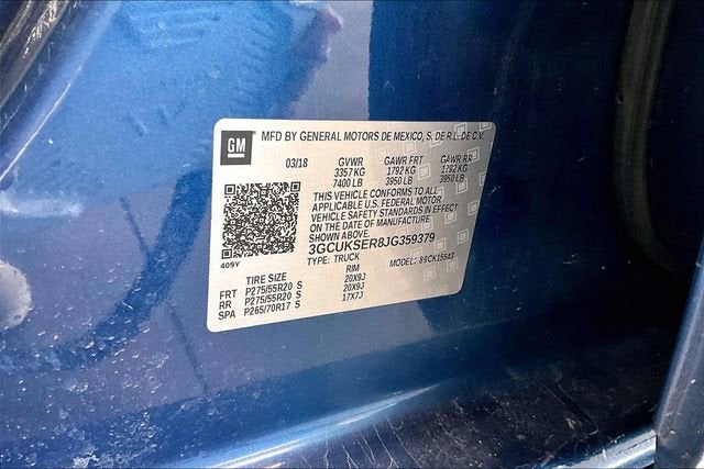 2018 Chevrolet Silverado 1500 LTZ