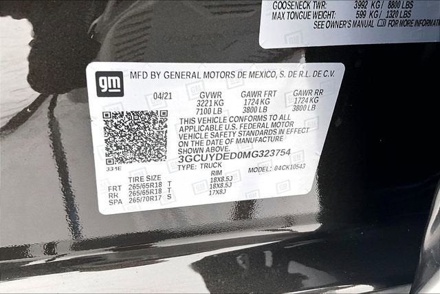 2021 Chevrolet Silverado 1500 LT