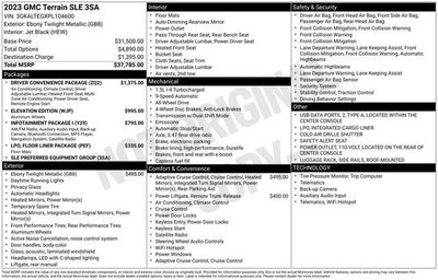 2023 GMC Terrain SLE