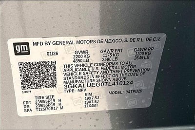 2026 GMC Terrain Elevation