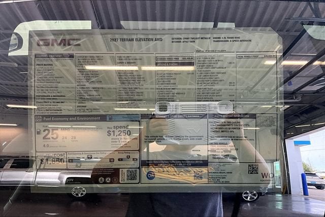 2027 GMC Terrain Elevation