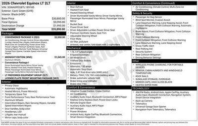 2026 Chevrolet Equinox LT