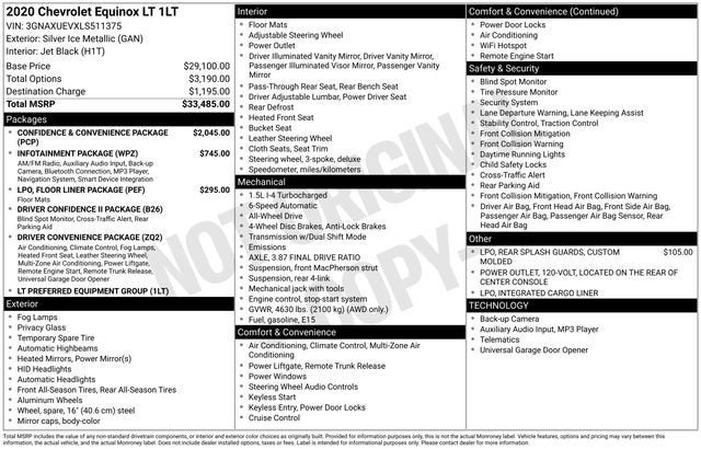 2020 Chevrolet Equinox LT