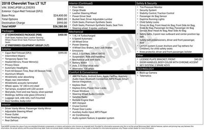 2018 Chevrolet Trax LT