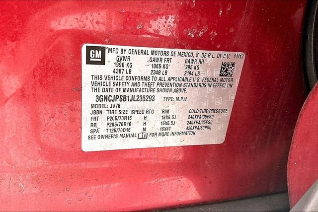 2018 Chevrolet Trax LT