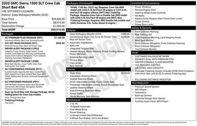 2020 GMC Sierra 1500 SLT