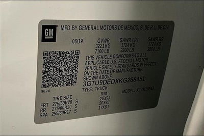 2019 GMC Sierra 1500 SLT