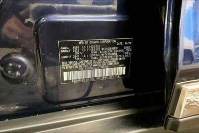 2018 Subaru Outback 2.5i Touring