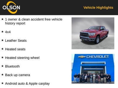 2023 RAM 1500 Big Horn Crew Cab 4x4 6'4" Box